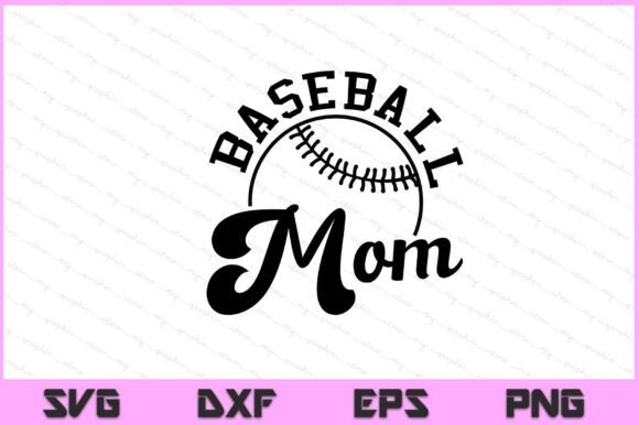 Baseball Mom Life SVG PNG File