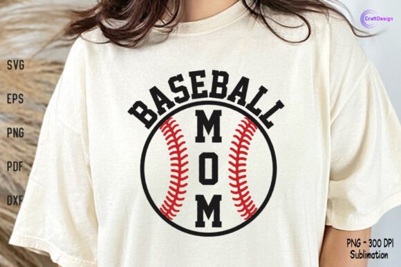 Baseball Mom Shirt SVG Mother’s Day SVG