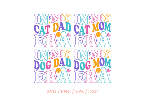 In My Cat Mom Era, in My Dog Mom Era SVG
