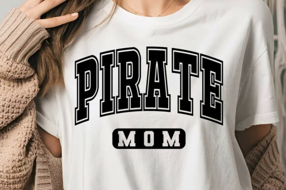 Retro Pirate Mom Coquette SVG PNG