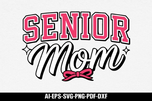 Senior Mom Coquette SVG Design